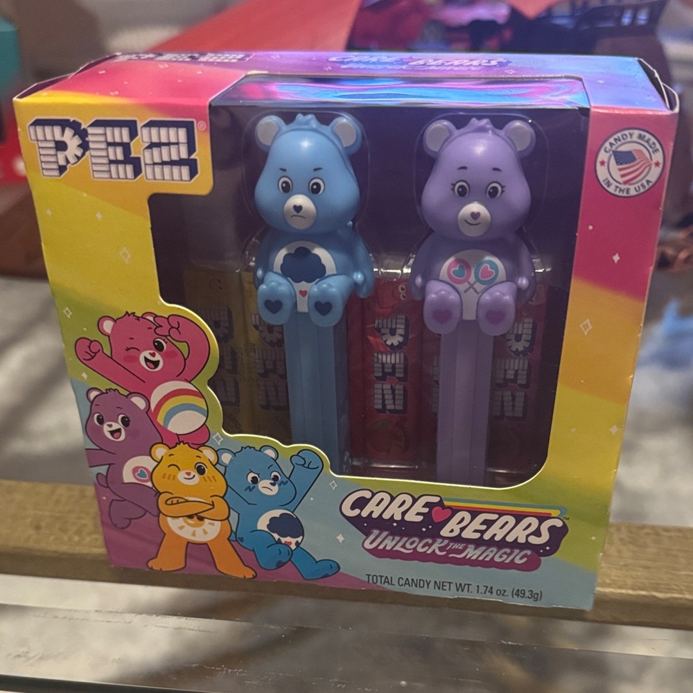 Care Bears Blue & Purple PEZ Dispenser Duo box set